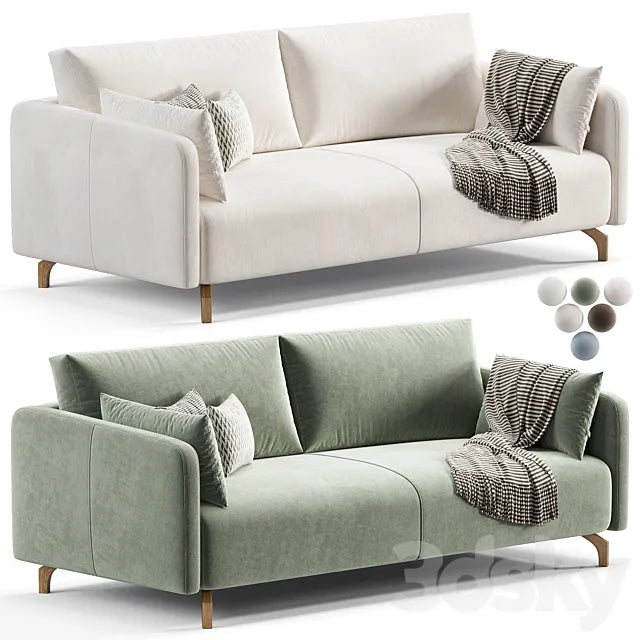 Sofa Lieri Velvet Beige by Divan.ru 3ds Max