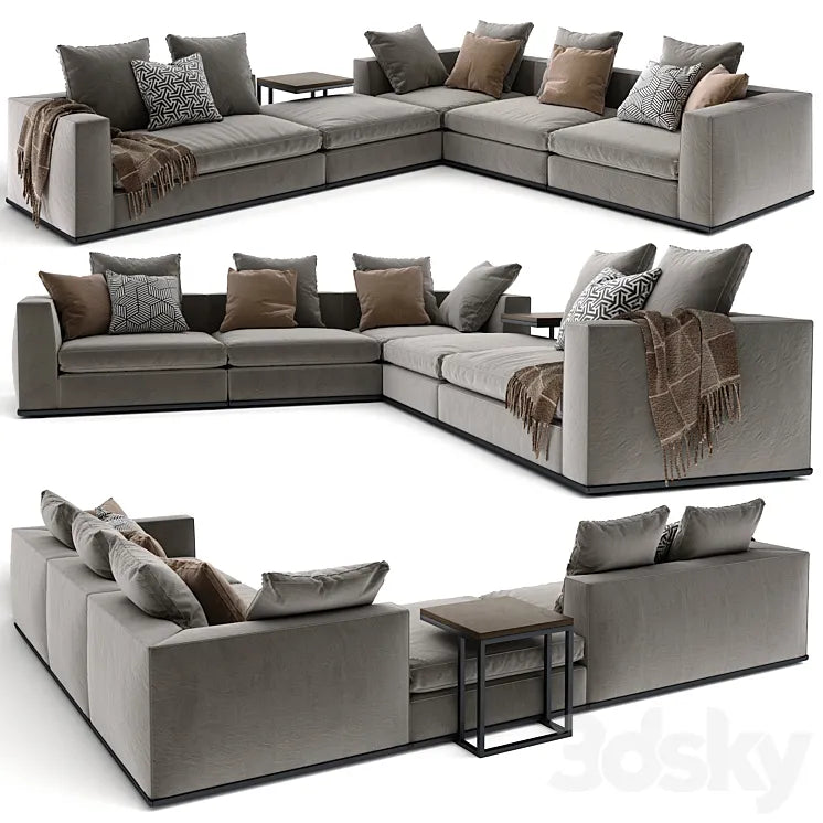 Sofa Minotti Powell 2 3DSMAX Model