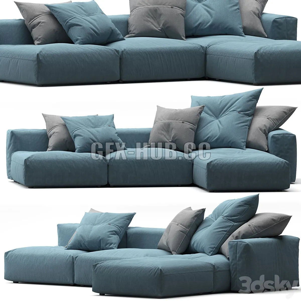Sofa Vetsak 3dsMax Model