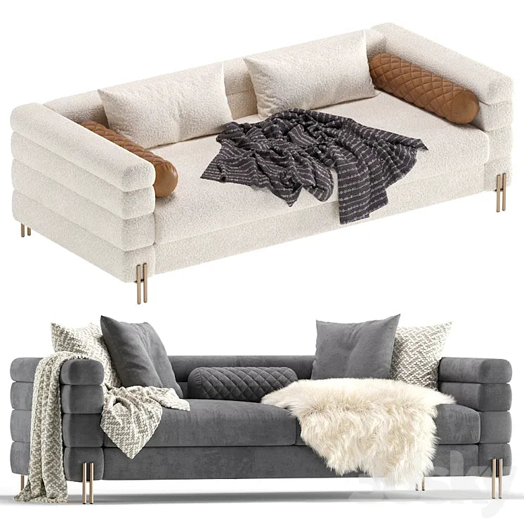 Sofa York by Eichholtz 2 set 3DSMAX Model
