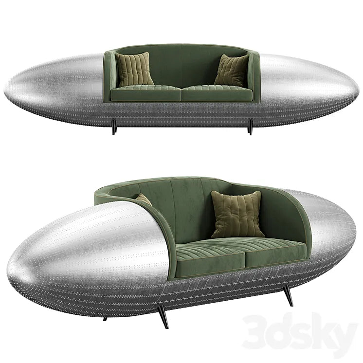 Sofa Zepp Aviator Konyshev 3DSMAX Model