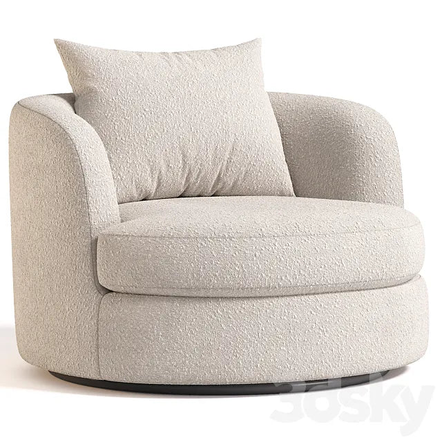 Sofax Tiffany Upholstered Armchair 3ds Max