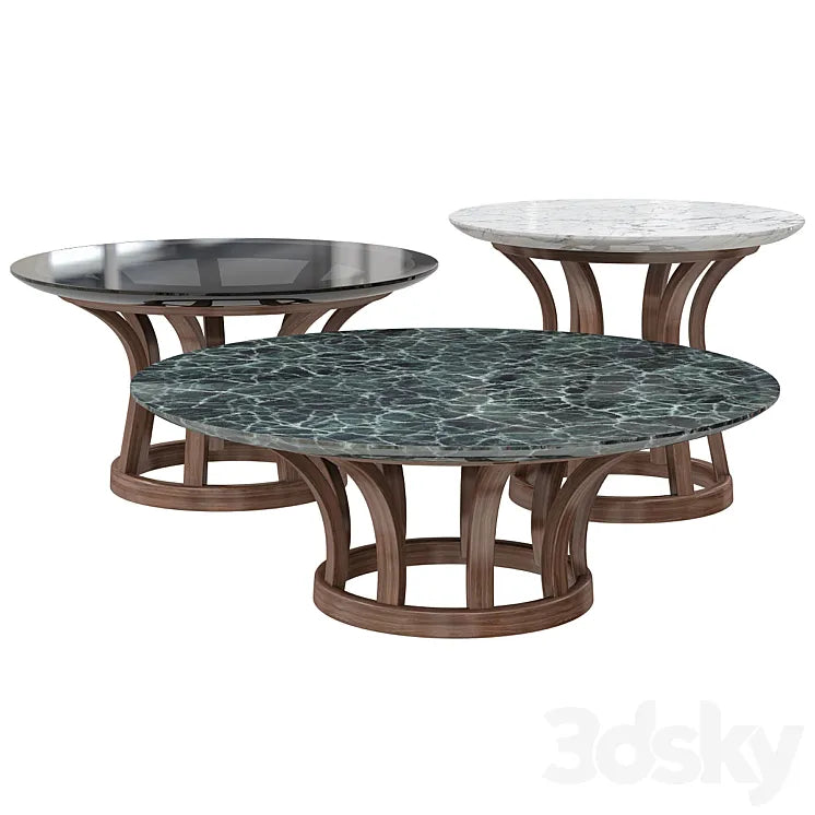 Solid Wood Coffee Table 3DSMAX Model