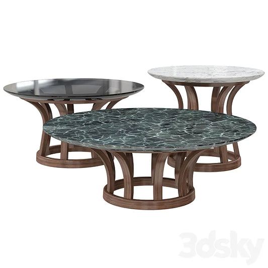 Solid Wood Coffee Table 3DSMAX Model