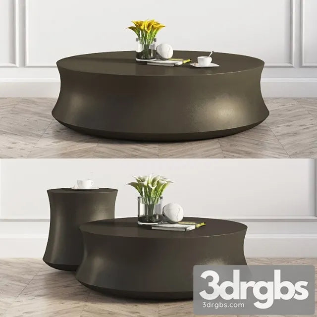 Soori coffee table poliform 2 3D Model Free