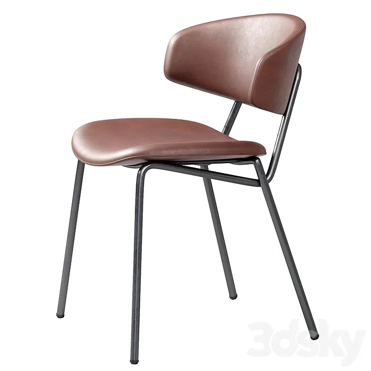 Sophia Padded Modern CHair 3DSMAX Model