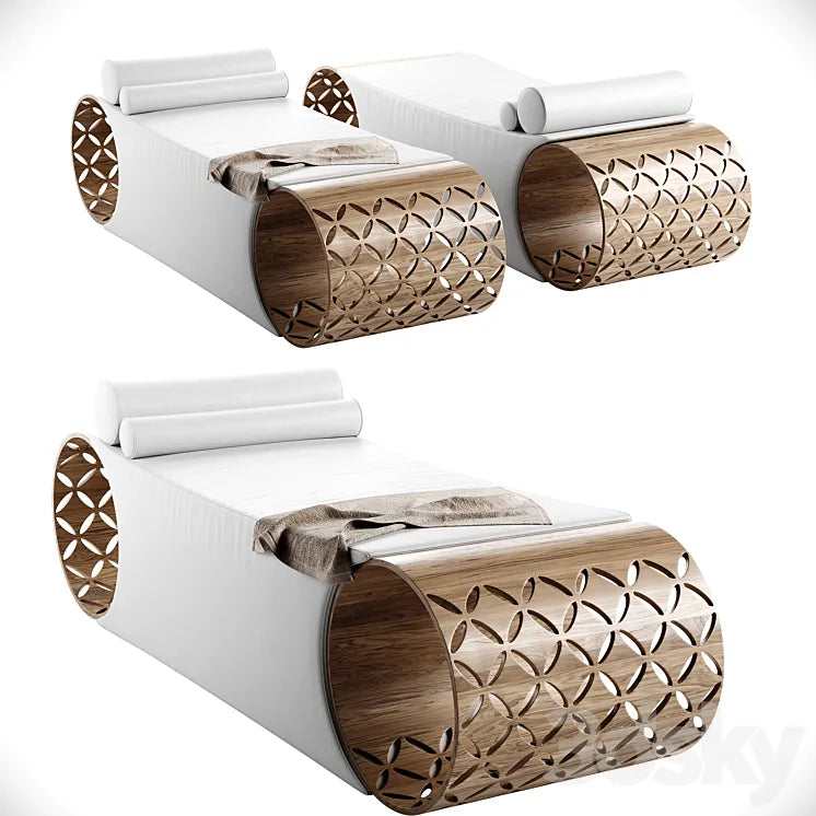 Spa Bed Starlit By Starpool 3DSMAX Model