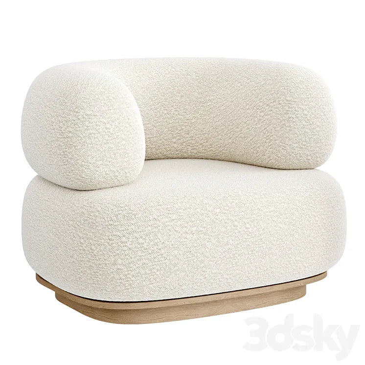 Split armchair 3DSMAX Model
