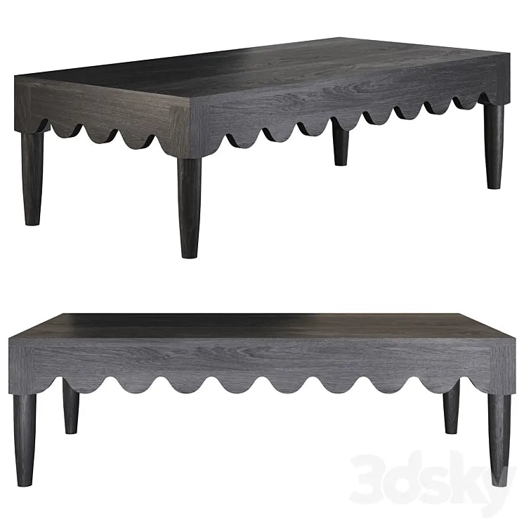 Squiggle coffee table 3DSMAX Model