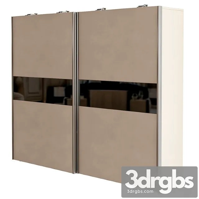 Stile moderno wardrobe 3D Model Free