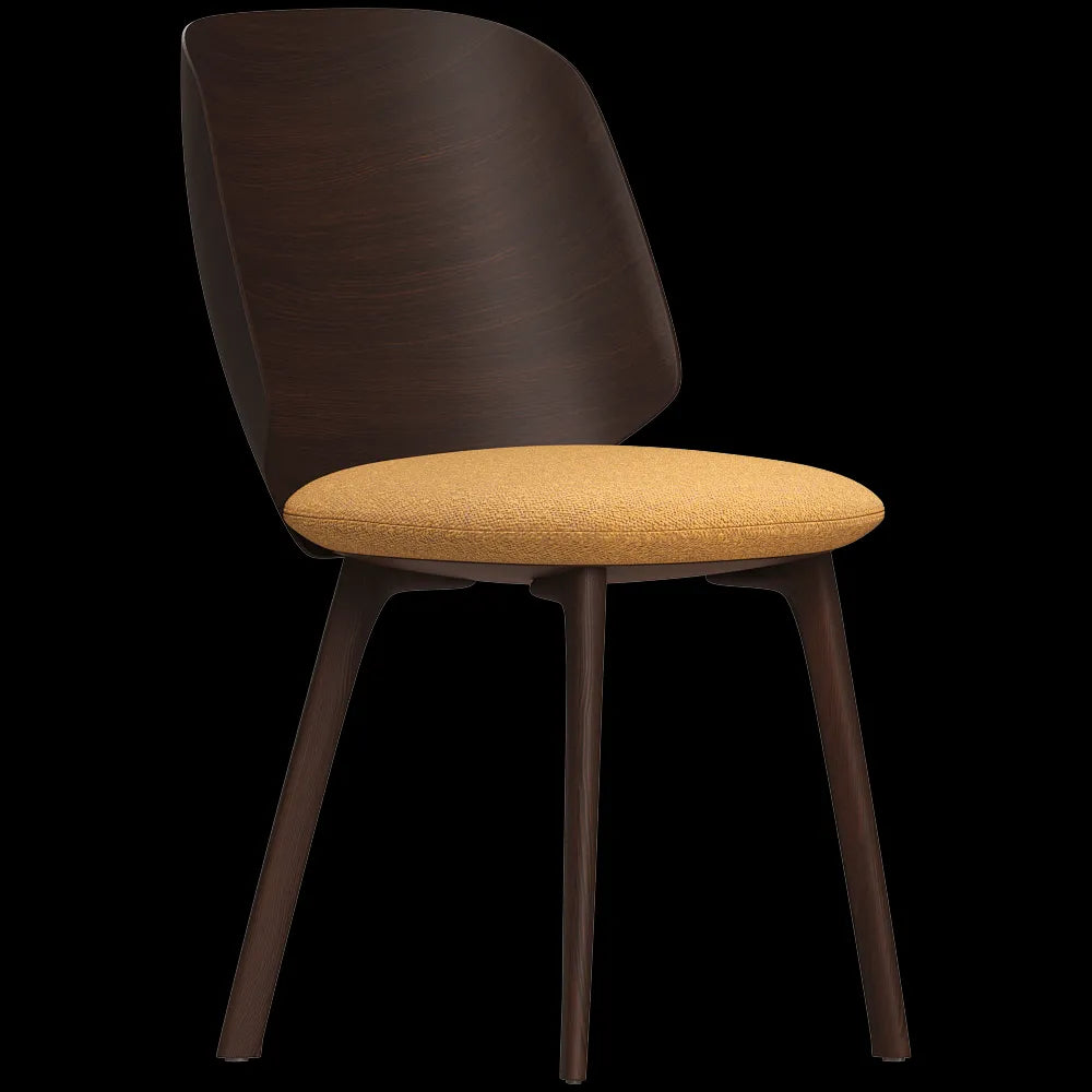 Stilfort - Chair Universal Collection 4 legged oak base 3ds Max