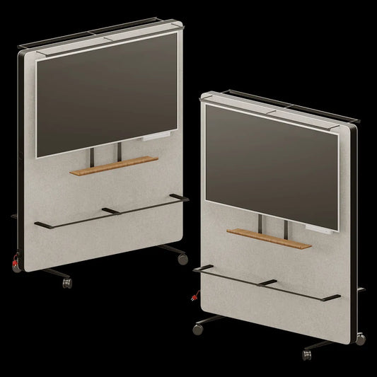 Stilfort - Flexible room divider with monitor mount Media Wall 3ds Max