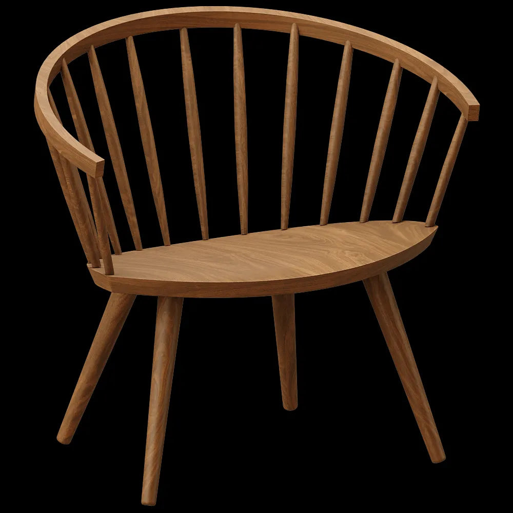 Stolab - Lounge chair  Oak 1 3ds Max