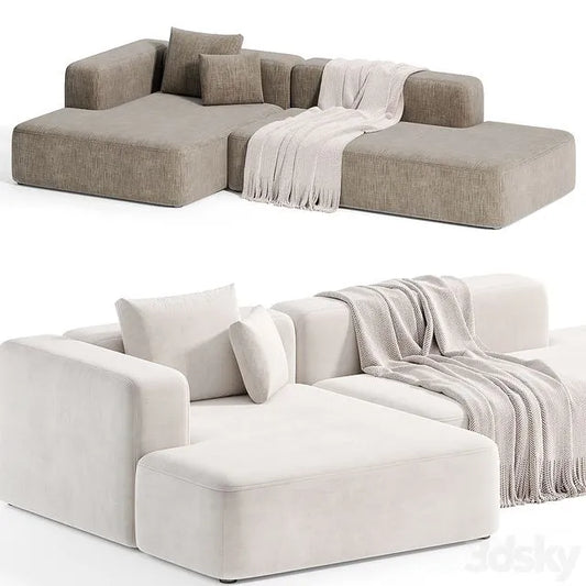 Stone Modular Sofa 2 by Tamamm 3dsMax Model