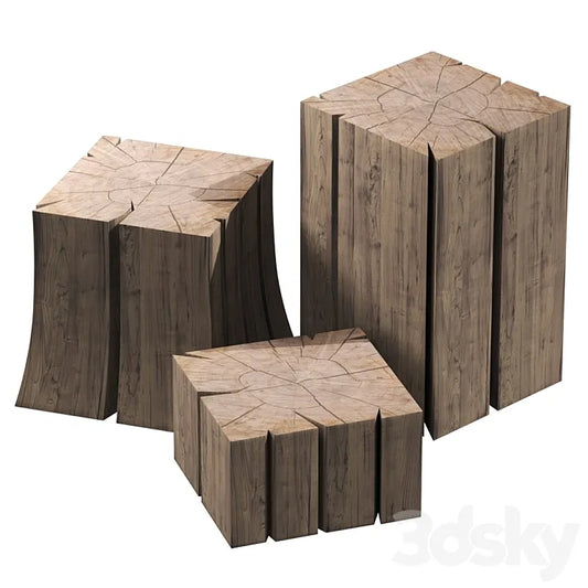 Stump tables 3DSMAX Model