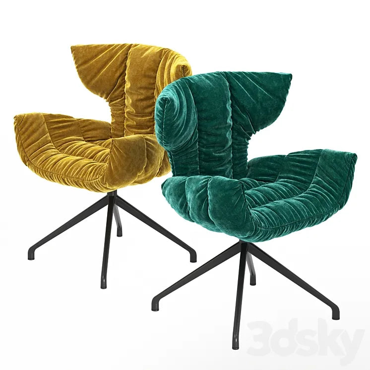 Stylish Italian modern Cassia B156 armchair from Bretz 3DSMAX Model