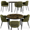 Suanna Dining Chair and Chici Table 3DSMAX Model