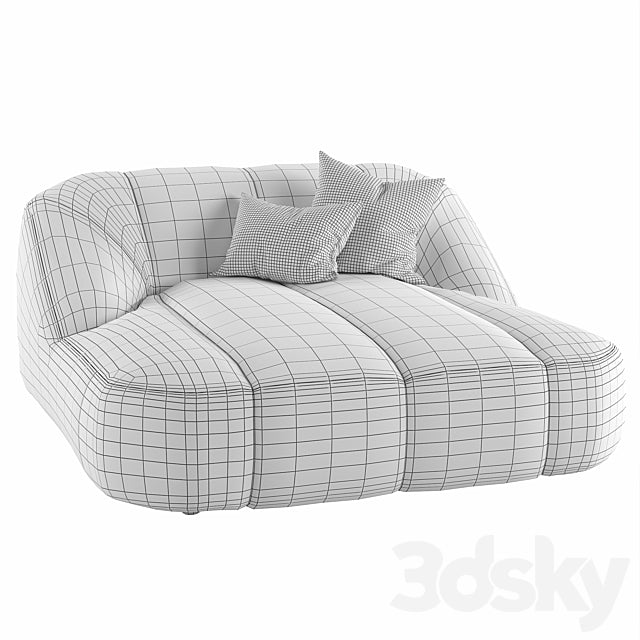 Sun lounger Cloud by Gallotti and Radice 3ds Max