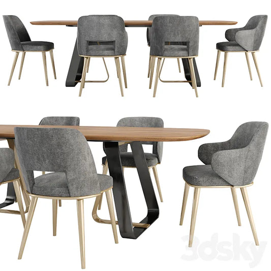 Sunshine Table and Foyer Chair 3DSMAX Model