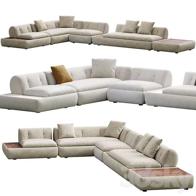 Supermoon Sofa By Minotti 3ds Max