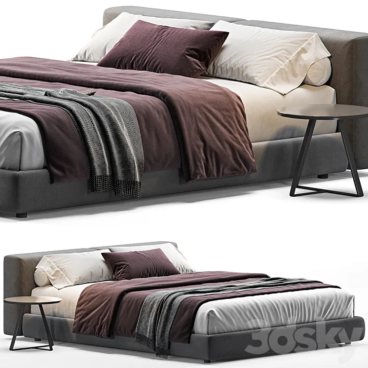 Superoblong Queen Bed By Cappellini 3DSMAX Model