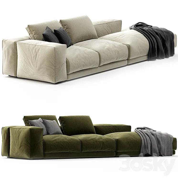 Swan Hills Lounge Corner Sofa 3DSMAX Model