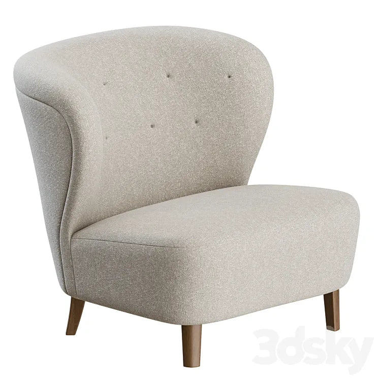 Swedish Lounge Chair by Gösta Jonsson 3DSMAX Model