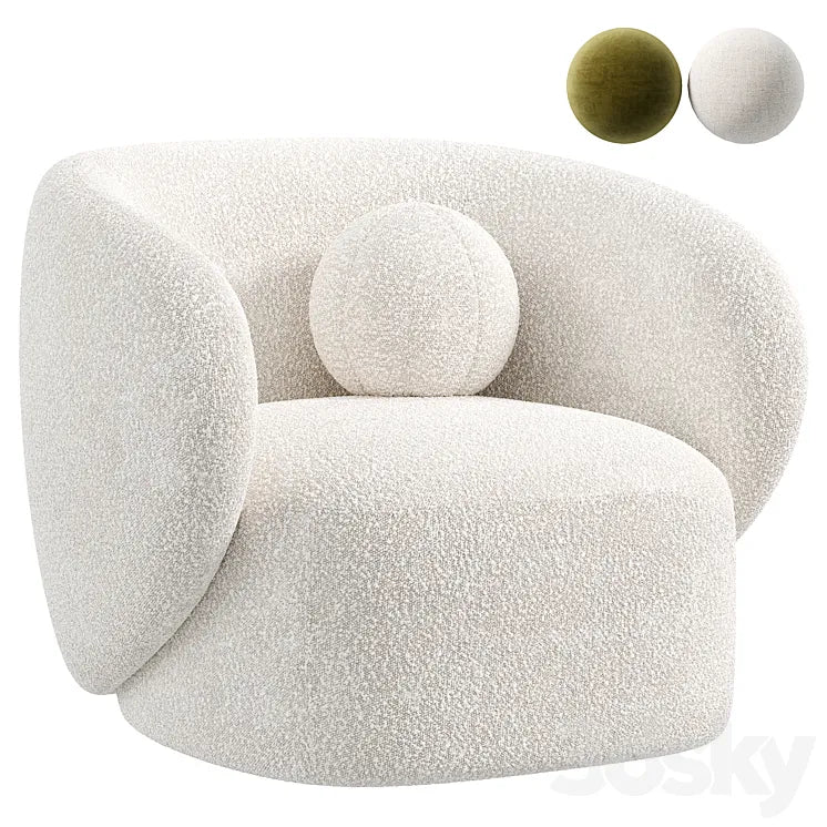 SWELL Armchair By grado design 3DSMAX Model