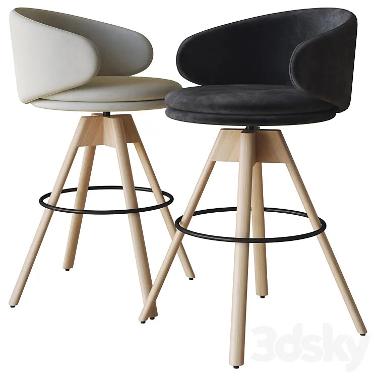 swivel stool belle st by arrmet 3DSMAX Model