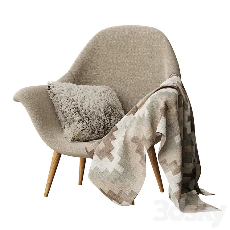 SWOON LOUNGE CHAIR 3DSMAX Model
