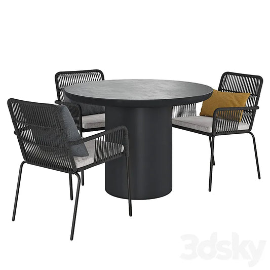 Table and Chair Taimi Camt 3DSMAX Model