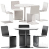 Table Balance by Calligaris and Outdoor Chair Roger By bellitalia / Outdoor furniture 3DSMAX Model