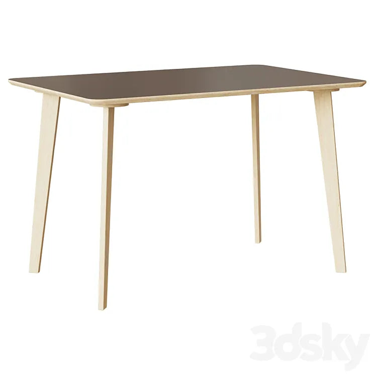 "Table ""breve"" (Studiola) brown plywood 120x75x80 cm. 77818" 3DSMAX Model