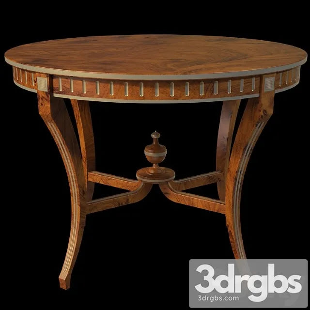 Table classic 2 3D Model Free