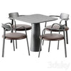 Table POV 460 S80 by Ton and Chair Via Veneto by De Castelli 3DSMAX Model