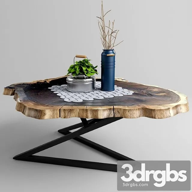 Table stump 2 3D Model Free