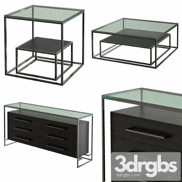 Tables Durand Eichholtz Collections 2 3D Model Free