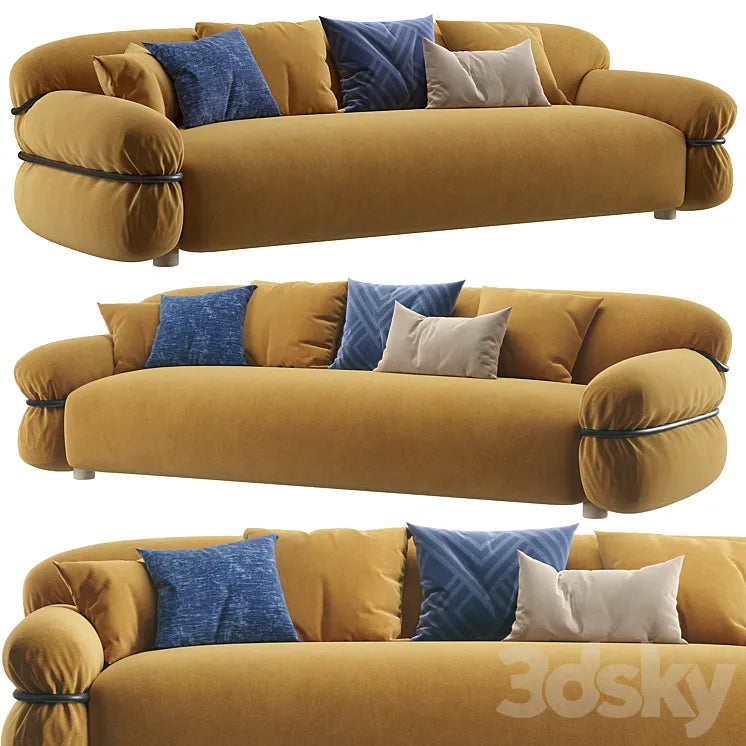Tacchini Sesann sofa 3DSMAX Model