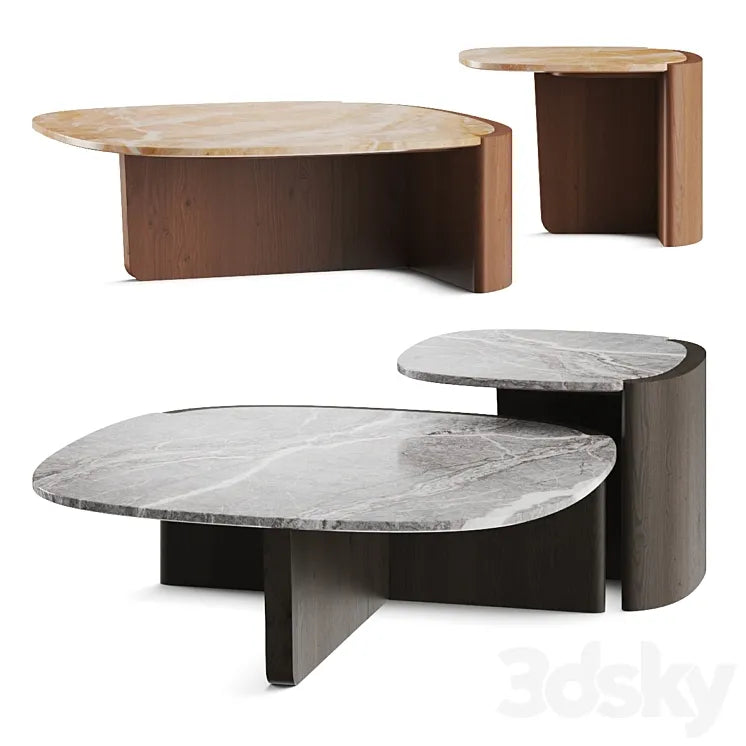 Tacchini Trampolino Coffee Tables 3DSMAX Model