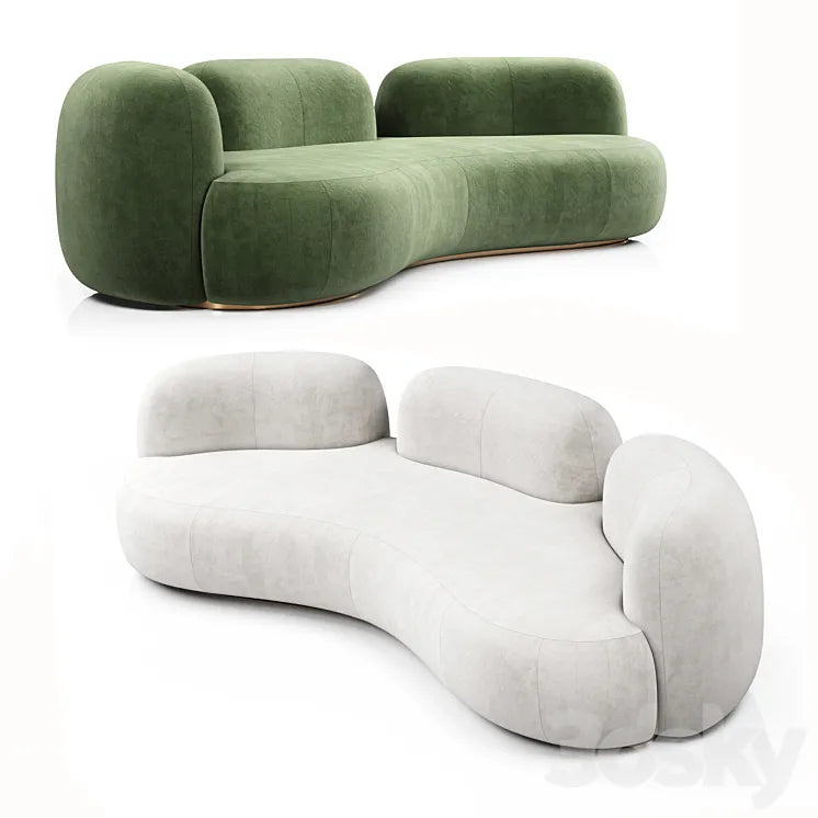 Tateyama XL Sofa 3 backs By Secolo 3DSMAX Model
