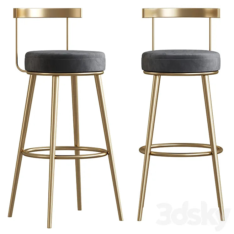 Teashop bar stool 3DSMAX Model