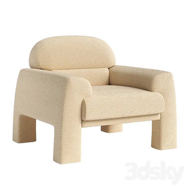 TEDD Armchair 3DSMAX Model