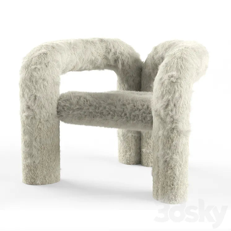 Teddy chair 3DSMAX Model