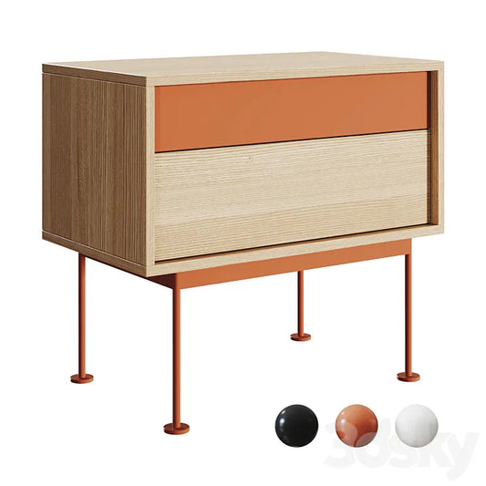 TEULAT - Yoko Bedside table 3DSMAX Model