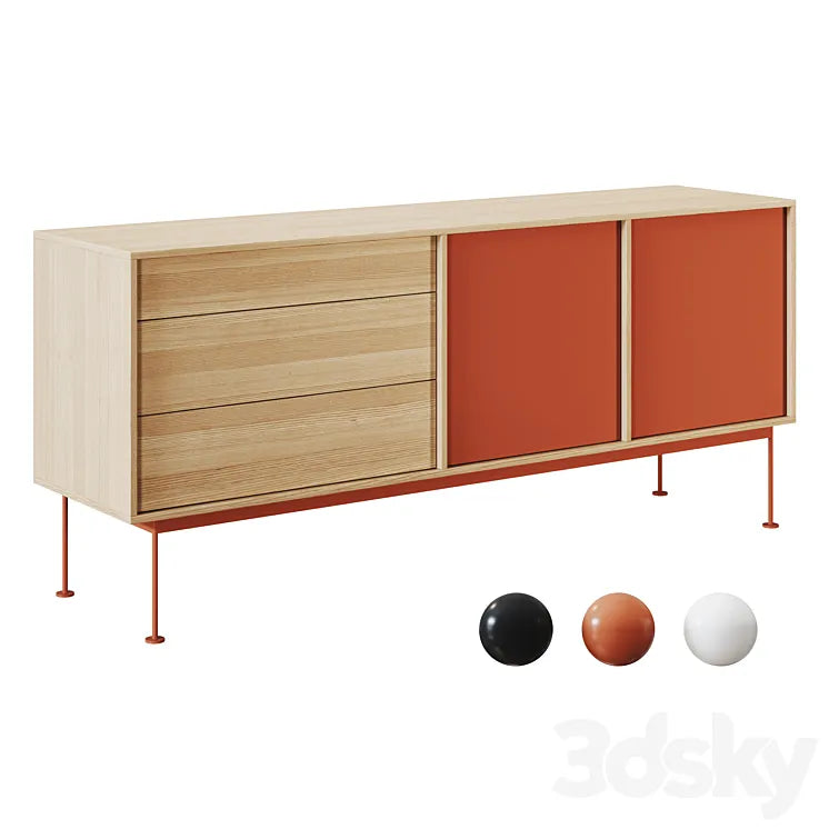 TEULAT - Yoko Sideboard 2 3DSMAX Model