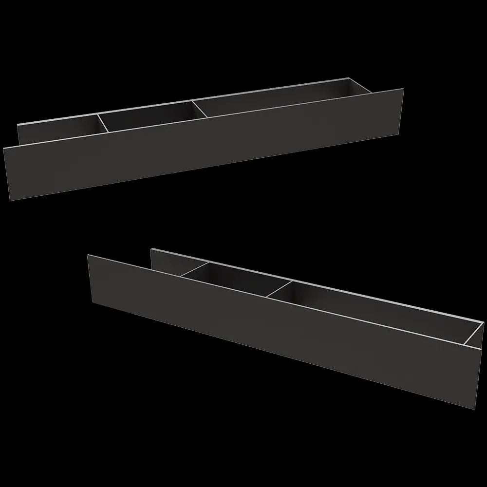 Tezza  - Storage shelf with paper holder and towel bar Tre 3ds Max