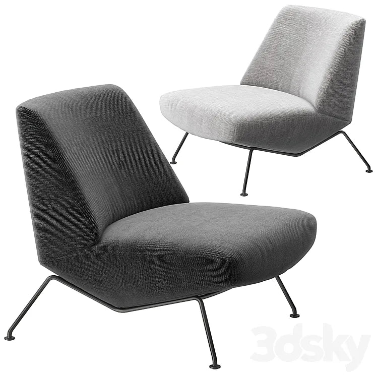 The Sleek armchair by Bonaldo 3DSMAX Model