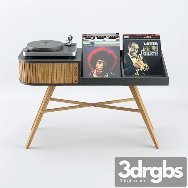 The Vinyl Table Hrdl 3D Model Free