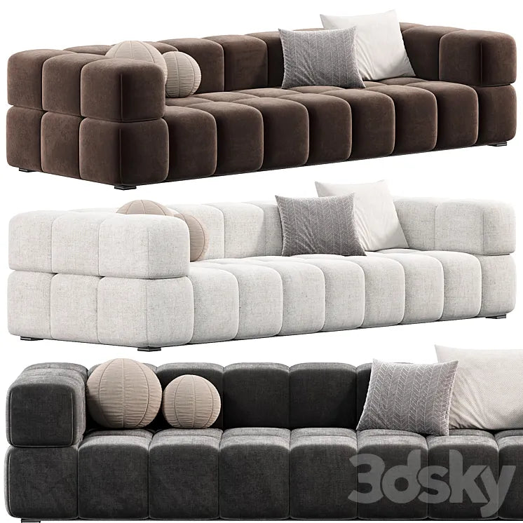 Thomas Long Module Sofa with Corner Backrest 3DSMAX Model