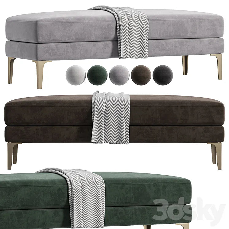 Tiffany Bench By Cazarina 3DSMAX Model